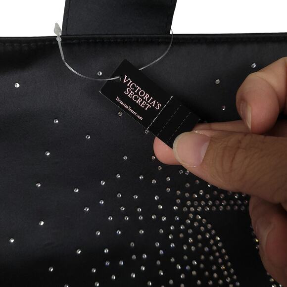 Victoria's Secret VS Black Friday 2024 Shine Tote Bag Rhinestone Bling NWT $59 - Picture 3 of 7